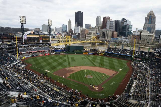 Pirates fans head into PNC Park ahead of home opener