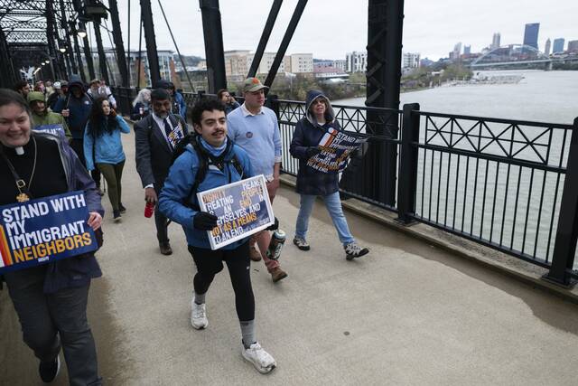 Immigrant rights activist sets off on 8-day march to ICE detention center