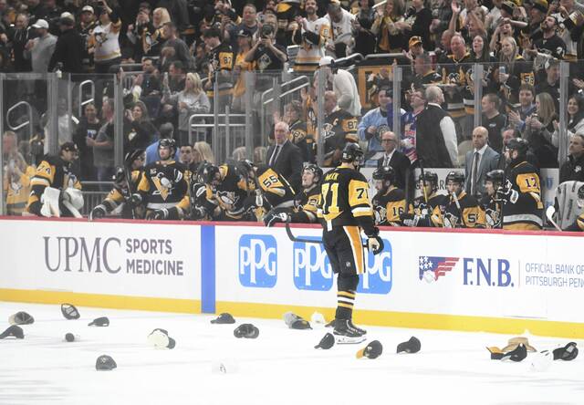 Penguins rout Panthers as Sidney Crosby, Evgeni Malkin reach milestones
