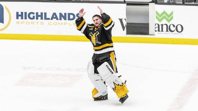 Penguins goaltender Taylor Gauthier has ‘a dream come true’ with surprising recall