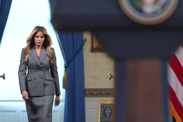 Melania Trump delivers statement at the White House denying knowledge of Jeffrey Epstein’s crimes