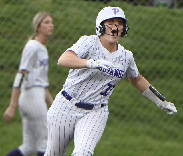 Plum softball team moves up in section with win over Fox Chapel