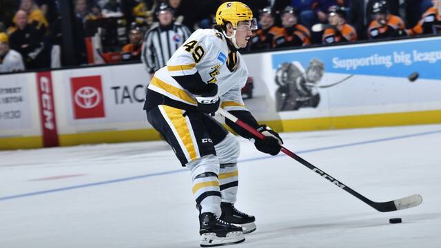 Penguins recall forward Rafael Harvey-Pinard from Wilkes-Barre/Scranton