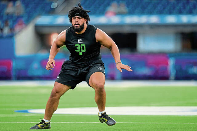 Penn State guard Olaivavega Ioane among 3 NFL Draft prospects to visit Steelers