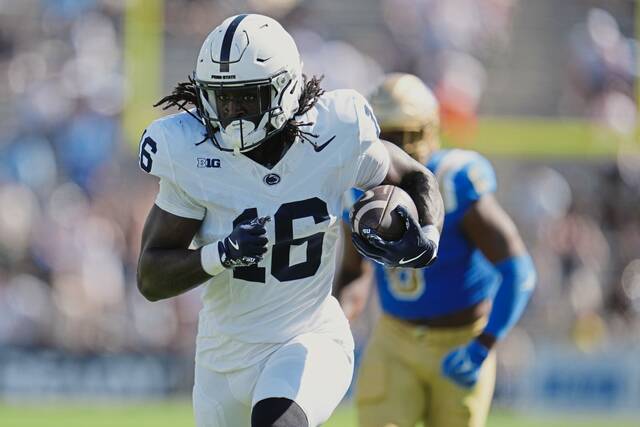 Report: Penn State tight end, North Allegheny grad Khalil Dinkins signs with 49ers as UDFA