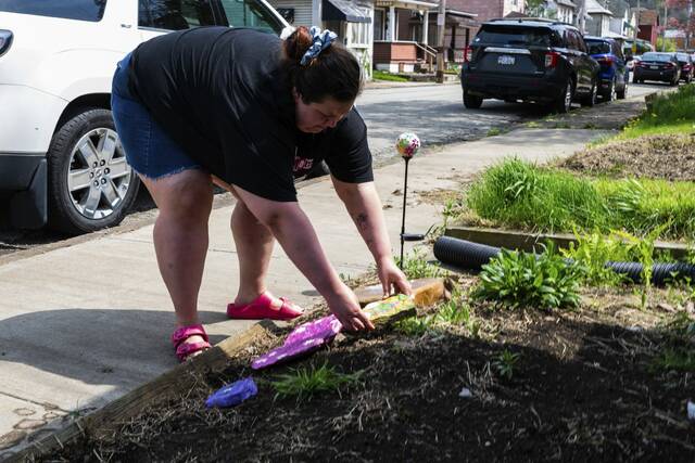 Harrison family creates community rock garden to memorialize 3-year-old daughter