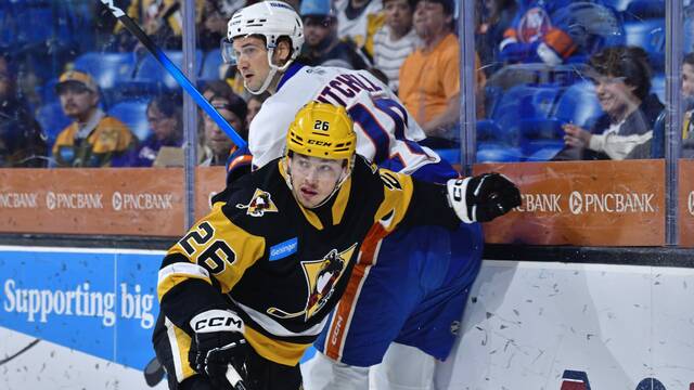 Minor league report: Penguins beat Islanders in Tristan Broz’s return