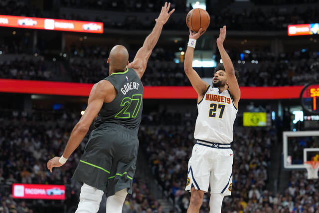 Murray, Jokic lead Nuggets to win over Timberwolves in opener of 1st-round series