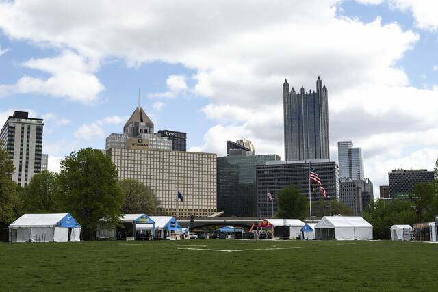 Point State Park readies for NFL Draft with Steelers fan hub, red carpet