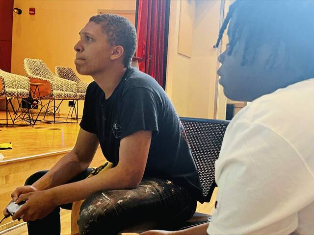 
			
				                                RaDale Taylor, 15, of Pittsburghs Homewood neighborhood plays in a Madden Football video game tournament during a citywide tailgate event held by the Housing Authority of the City of Pittsburgh in the citys Hill District on Friday, April 24, 2026. (Justin Vellucci | TribLive)

			
		