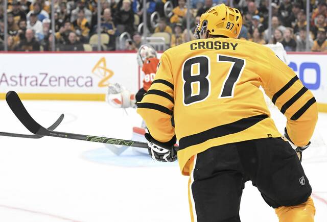 Cup of Joe (Starkey): Rick Tocchet’s Flyers continue to ‘go after’ Sidney Crosby, but Crosby and Penguins getting stronger