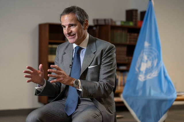 Iran’s highly enriched uranium likely is at the Isfahan site, the UN nuclear chief tells the AP