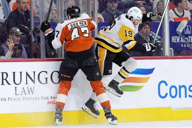 Flyers bring end to Penguins’ unexpected playoff march with OT victory in Game 6