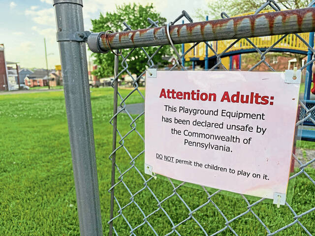 Greensburg playground declared unsafe