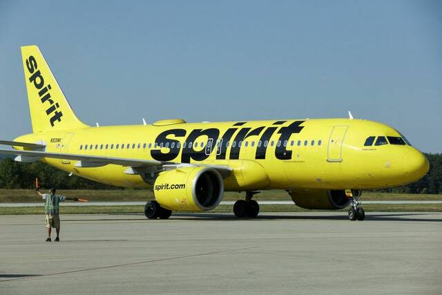 
			
				                                 A Spirit Airlines flight arrives at Arnold Palmer Regional Airport in 2025. Reuters/Quinn Glabicki

			
		
