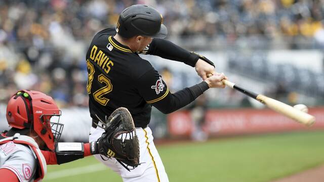 Carmen Mlodzinski strikes out 10, as Pirates pound 19 hits, 11 walks to beat Reds