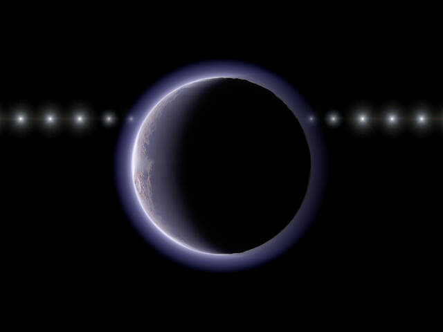 Astronomers believe they’ve detected an atmosphere around a tiny, icy world beyond Pluto