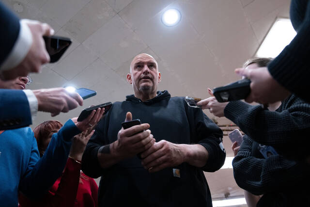 Sen. John Fetterman says he’s not switching parties, but GOP is courting him anyway