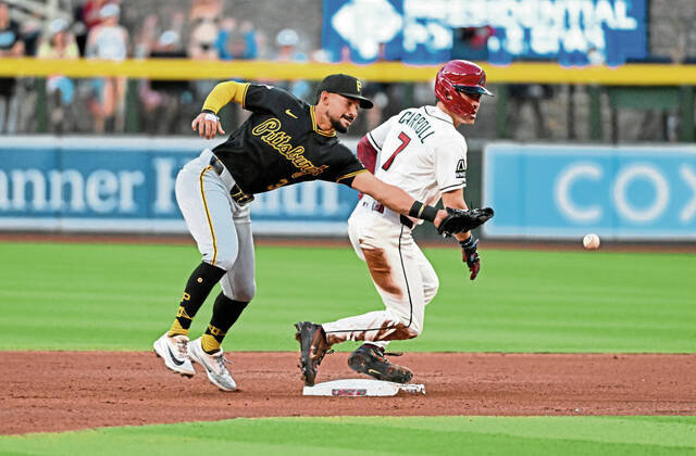 Bubba Chandler struggles with control, bats go silent as Pirates blanked in Arizona