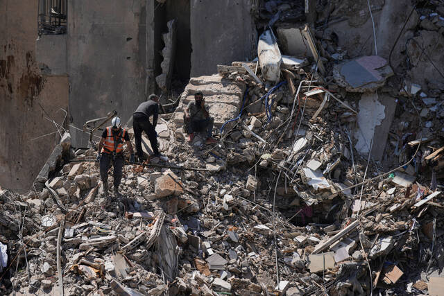 Hamas says a son of its chief negotiator was killed in an Israeli strike on Gaza
