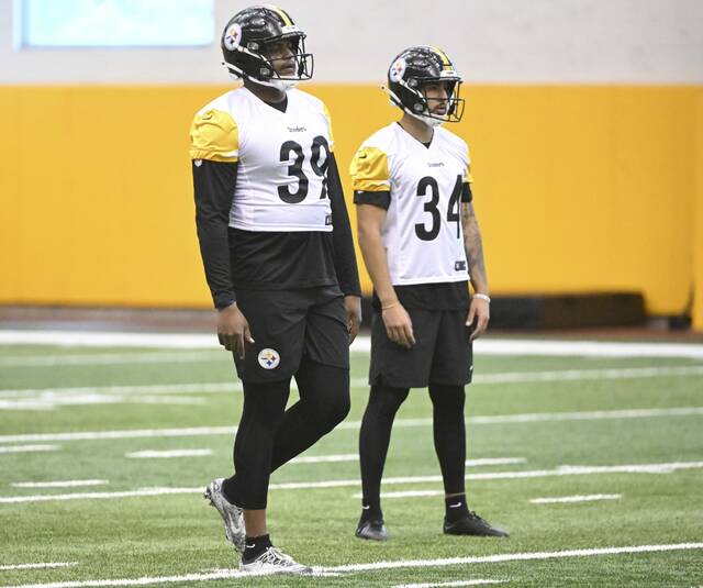Steelers rookie camp notes: Penn State’s Gabriel Nwosu takes status as 296-pound punter in stride