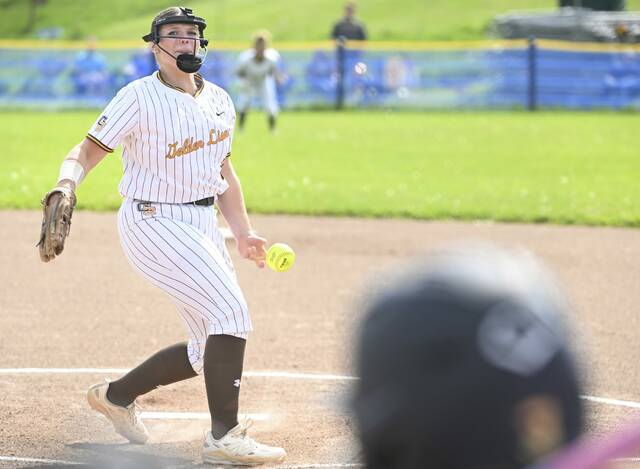 Westmoreland softball notebook: Greensburg Salem’s Scarpa plows through outing despite injury