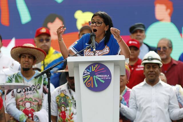 Delcy Rodríguez pushes back on Trump’s Venezuela statehood remarks