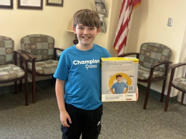 Cheerios box campaign shines light on South Fayette boy’s fight with rare disease