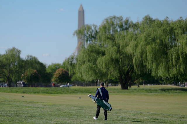 Trump says sculpture garden honoring prominent Americans is planned for park along Potomac River