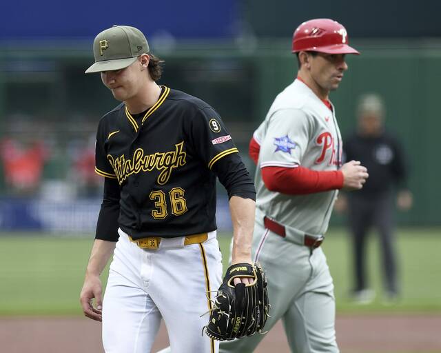 Phillies pound Bubba Chandler, as Cristopher Sanchez strikes out 13 in shutout of Pirates