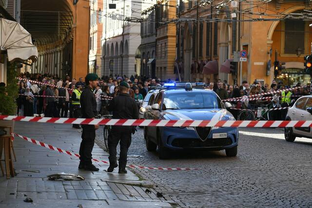 Car plows into pedestrians in Italy’s Modena, 8 injured, 2 critically, mayor says