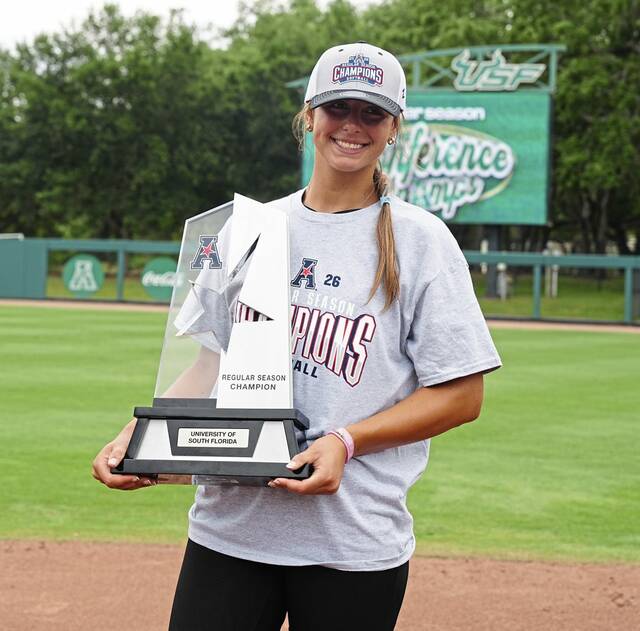 Franklin Regional grad Toryn Fulton wraps up stellar freshman softball season at South Florida