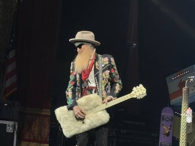 Review: ZZ Top play the classics with style at the Palace Theatre