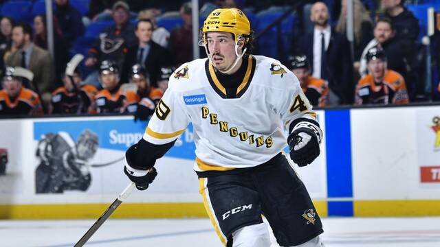 Penguins A to Z: Rafael Harvey-Pinard aptly filled his role<span class="headline-video">Video <i class="fa-solid fa-circle-play"></i></span>