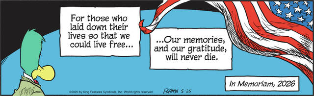 Mallard Fillmore cartoons for the week of May 25