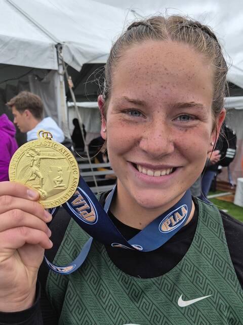 Laurel’s Alexis Geiwitz keeps shot dry, wins PIAA gold