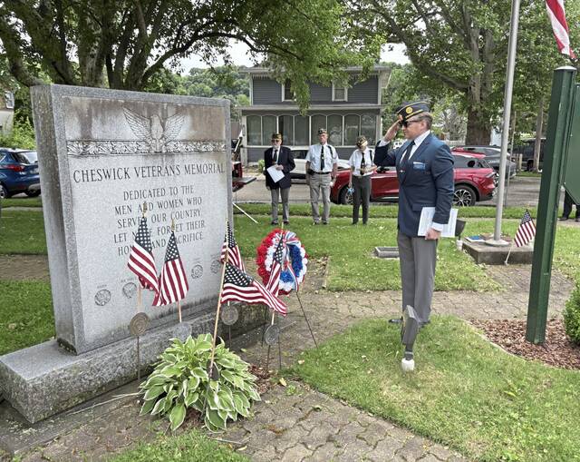 ‘This is where our friends are’: Memorial Day services held at Cheswick cemetery and war memorial