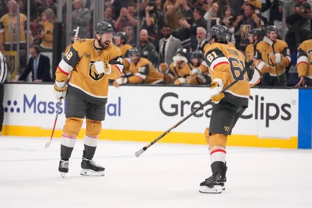 Vegas rallies from 3 goals down to beat Colorado, take 3-0 lead in Western Conference final