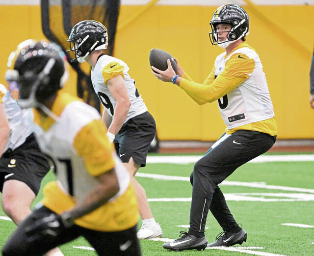 Steelers rookie Drew Allar works to put best foot forward