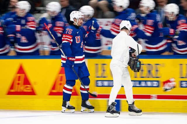 Penguins’ Connor Clifton scores in United States’ win against Austria