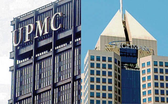 
			
				                                The UPMC and Highmark headquarters in Downtown Pittsburgh. (TribLive)

			
		