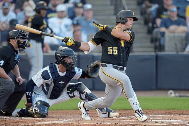 With Konnor Griffin dealing with forearm soreness, Pirates call up Tyler Callihan