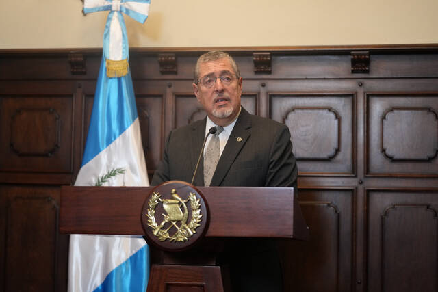 Guatemala’s president denies report of U.S. deal on anti-drug trafficking strikes